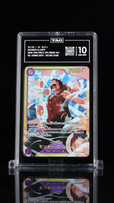 TAG 10 GEM MINT JAPANESE ONE PIECE 2025 Monkey D. Luffy EB02-061 Anime 25th