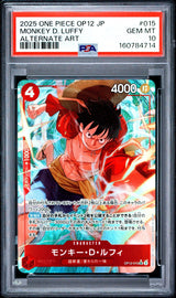 PSA 10 GEM MINT One Piece 2025 Monkey D. Luffy OP12-015 Legacy of Master ALT ART