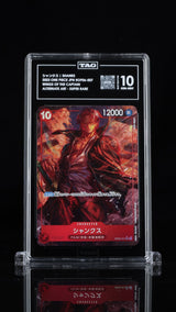 TAG 10 GEM MINT JAPANESE ONE PIECE  2023 SHANKS OP06-007 WINGS OF CAPTAIN ALT.