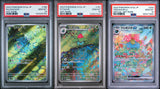 SET 3 PSA 10 Japanese Pokemon BULBASAUR IVYSAUR VENUSAUR EX 166 167 200/165 SV2a