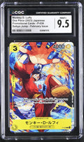 CGC 9.5 MINT+ One Piece 2023 Monkey D. Luffy P-036 Promotional Saikyo Jump