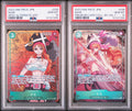 SET 2 PSA 10 GEM MINT JAPANESE ONE PIECE 2022/23 Nami OP02-036 ALT ART & SR