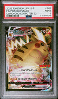 PSA 9 MINT JAPANESE POKEMON 2022 PIKACHU VMAX 265/S-P COMIC FEB.'22 PROMO